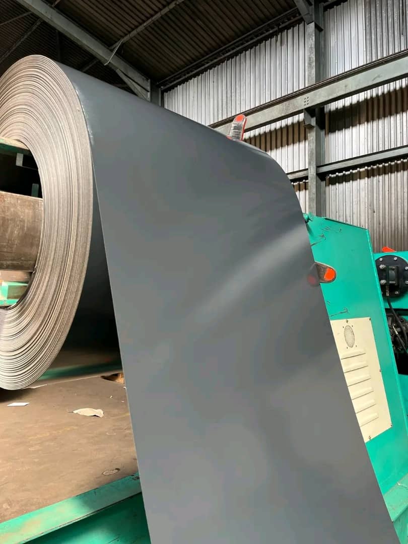 Commercial building with IBR profile sheets